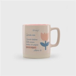 Caneca de Cerâmica Mr. Wonderful Branca - Querida Mãe