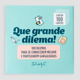 Jogo de Cartas - 100 dilemas super difíceis de responde