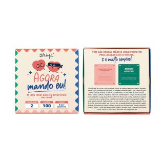 Jogo de cartas para casais - Agora mando eu!