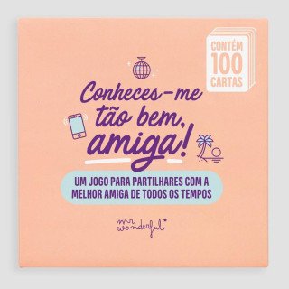 Jogo de cartas - Conheces-me tão bem, amiga!