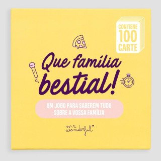 Jogo de cartas - Que família bestial!