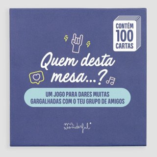 Jogo de cartas - Quem desta mesa...?